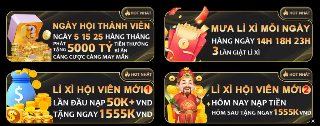 Khuyến mãi mới nhất hiện có tại nhà cái Win55