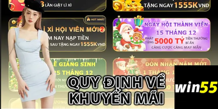 Quy Định Nhận Khuyến Mãi WIN55 Bạn Cần Biết